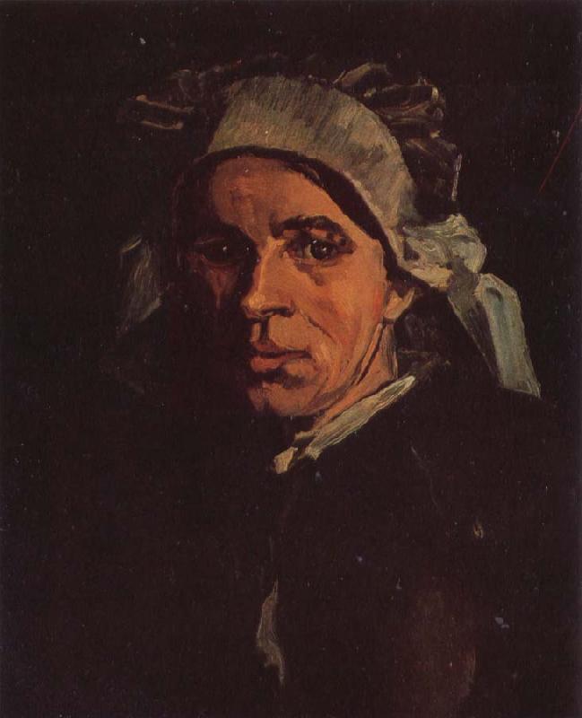 Vincent Van Gogh Head of a Peasant Woman with White Cap (nn04) Sweden oil painting art